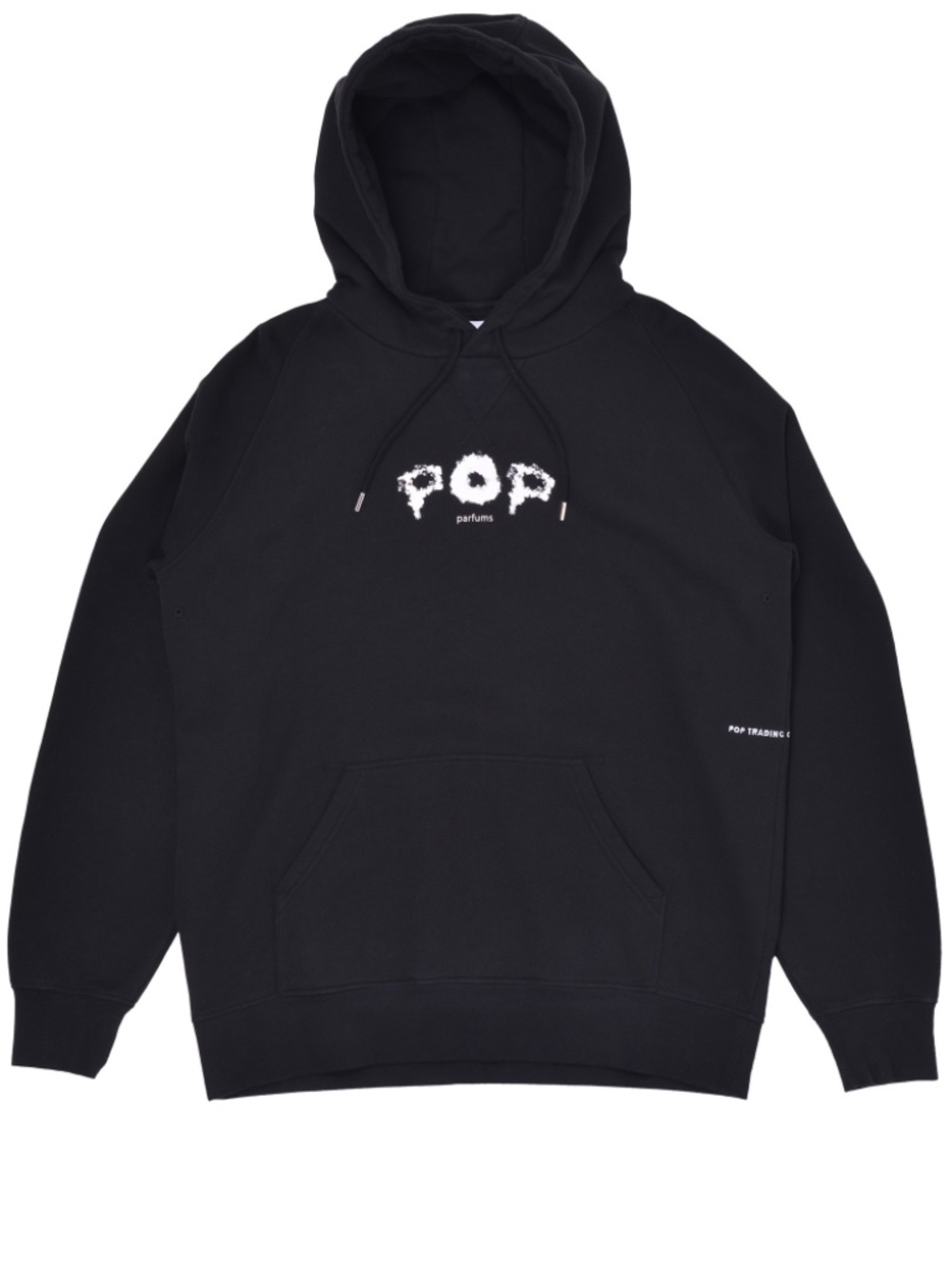 Pop Trading Company Smoke Pullover Hooded Sweatshirt - Black